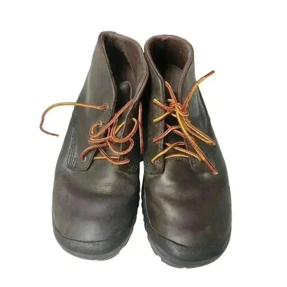 L.L. Bean Men's Leather Hiking Boots Dark Brown Lace Up 8.5